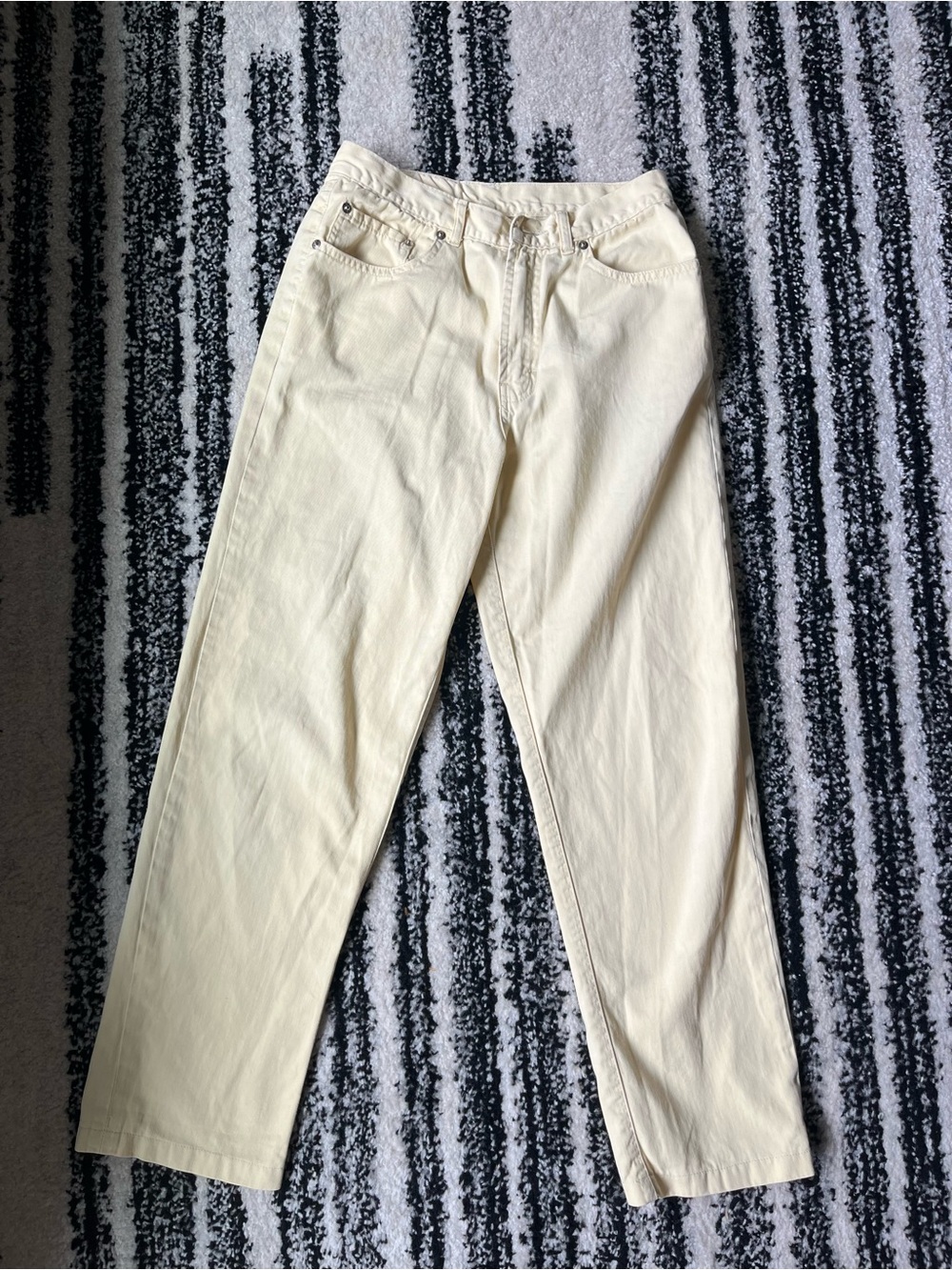 Vintage Polo Ralph Lauren Butter Yellow Jean Pants